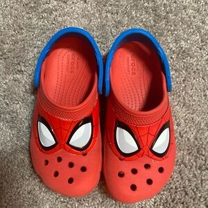 CROCS Fun Lab Classic Marvel Kids spider man Clogs size C12